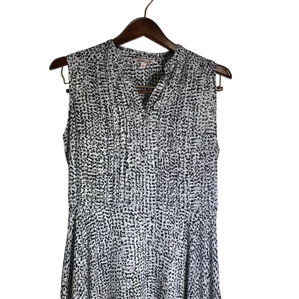 Nanette Lapore Black & White‎ Animal Print Sleeveless Dress w/Tie Waist Size 6 - Picture 5 of 14